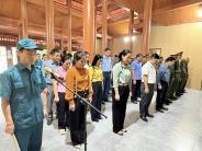 Xã Nghĩa Đàn viếng nghĩa trang liệt sỹ nhân kỷ niệm 78 năm này thương liệt sỹ